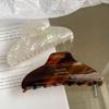 Elegant Autumn Retro Korean Acetate Hair Clip for Women - High-Grade Shark Clip for Bun