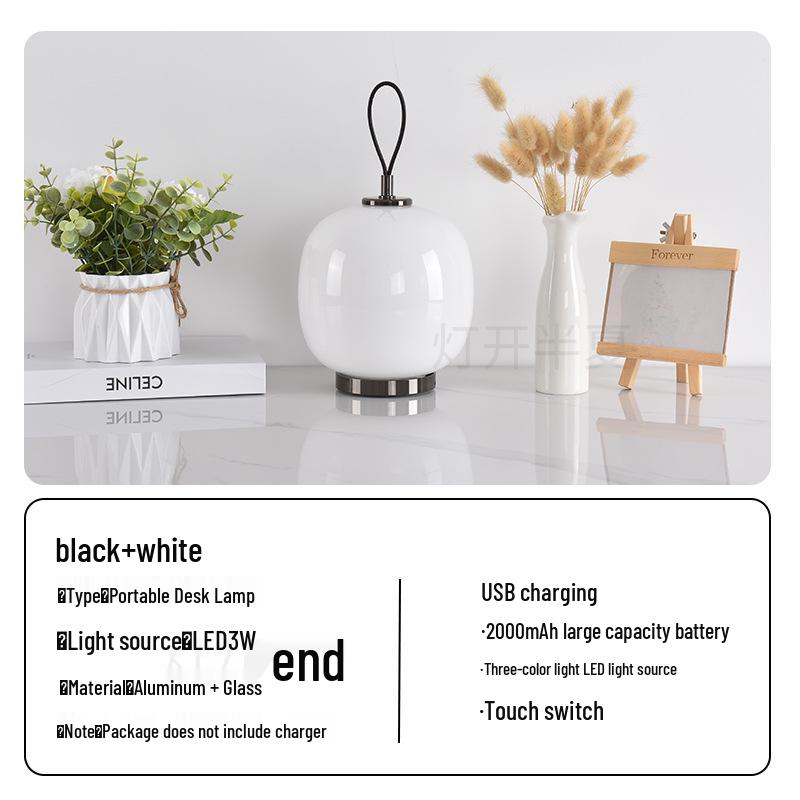 Dänemark VL45 Tragbare kabellose Lade-Tischlampe für Wohnzimmer, Schlafzimmer, Esszimmer und Nachttisch-Atmosphäre.