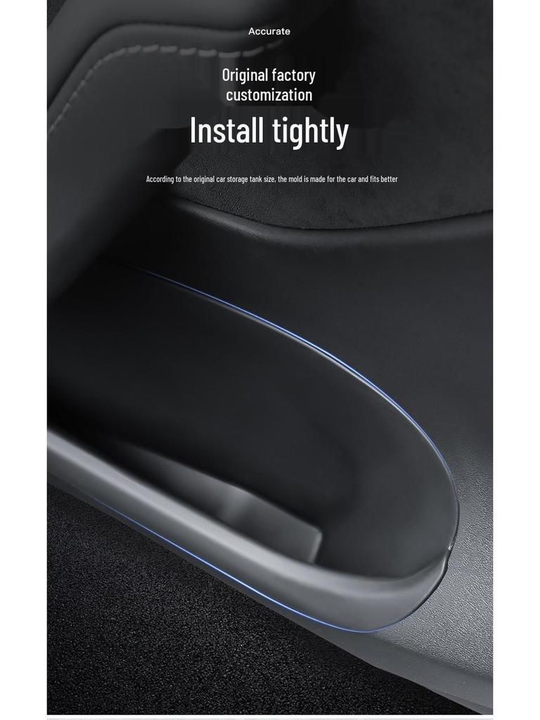 Vollständig umwickelte Tür-Aufbewahrungsbox-Matte für Tesla Model Y/3