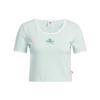 (WMNS) Y2K Short T-Shirt Asia Sizing 'Green White' Women's HR6911