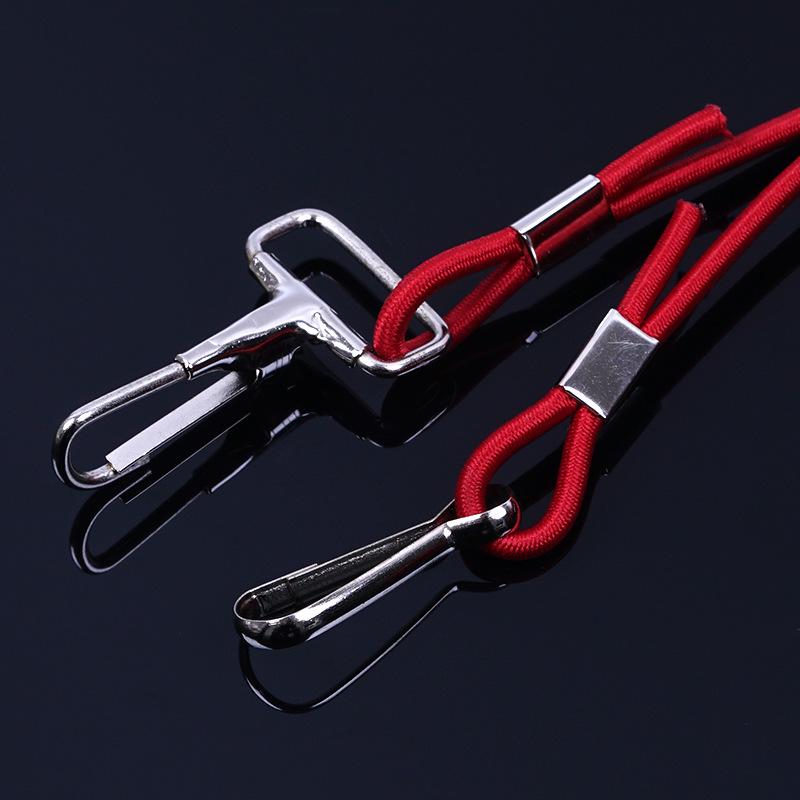 Elastic Fishing Rod Protector Lanyard with Latex Pull Rope