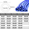 Diameter 6-50mm Silicone Hose Heat Resistant Oil Resistant Tube High Presure Automobile Vacuum Pipe Double Layer Rubber Hose