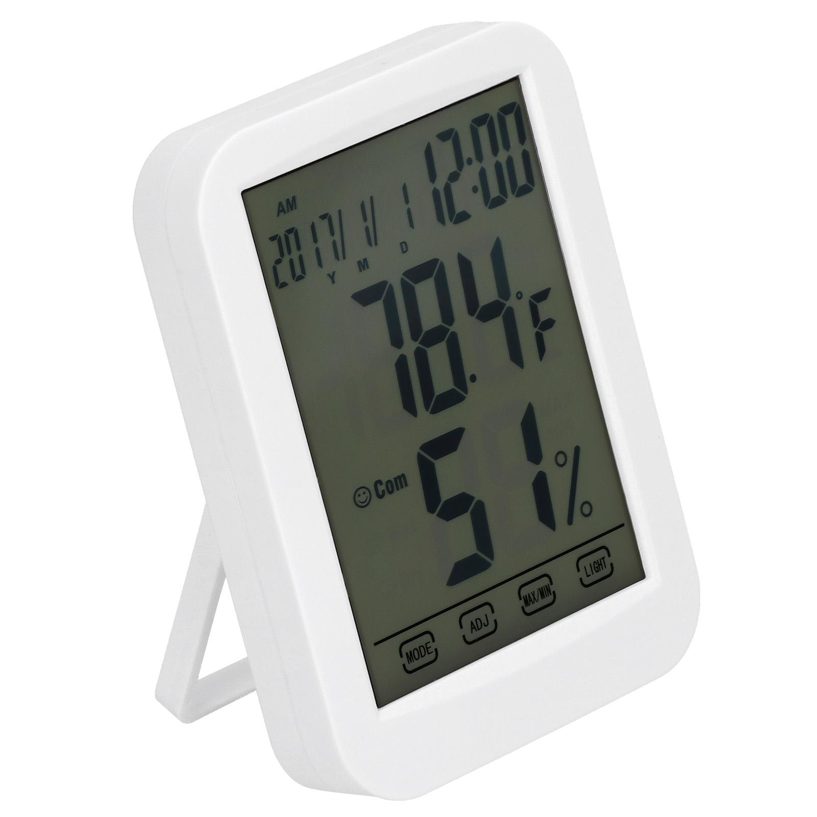 Цифровой термометр гигрометр ЖК сенсорный экран тестер температуры влажности для дома офиса