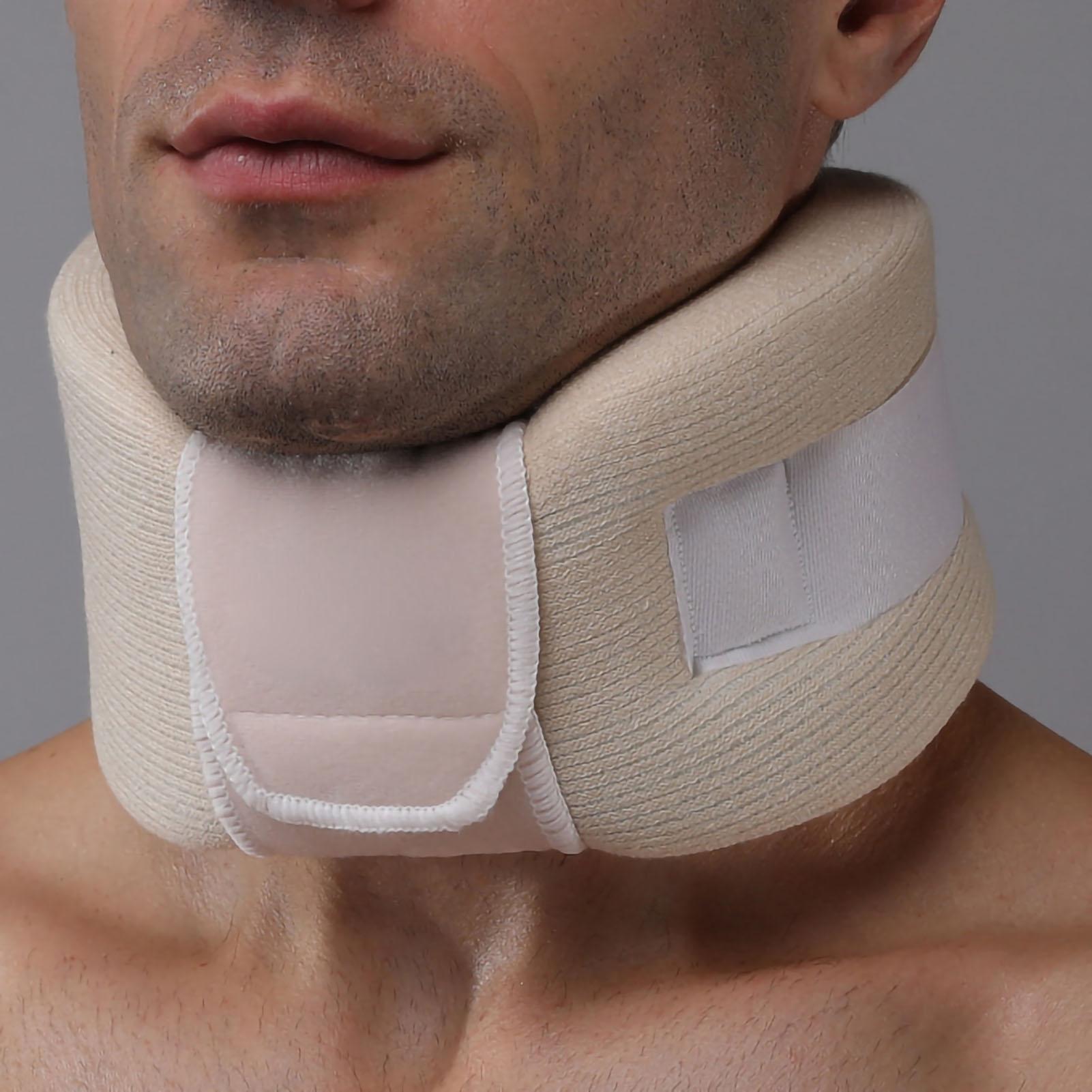 

Neck Brace Holder Skin Color Neck Protection Breathable Comfortable Cervical Collar for Home Office M