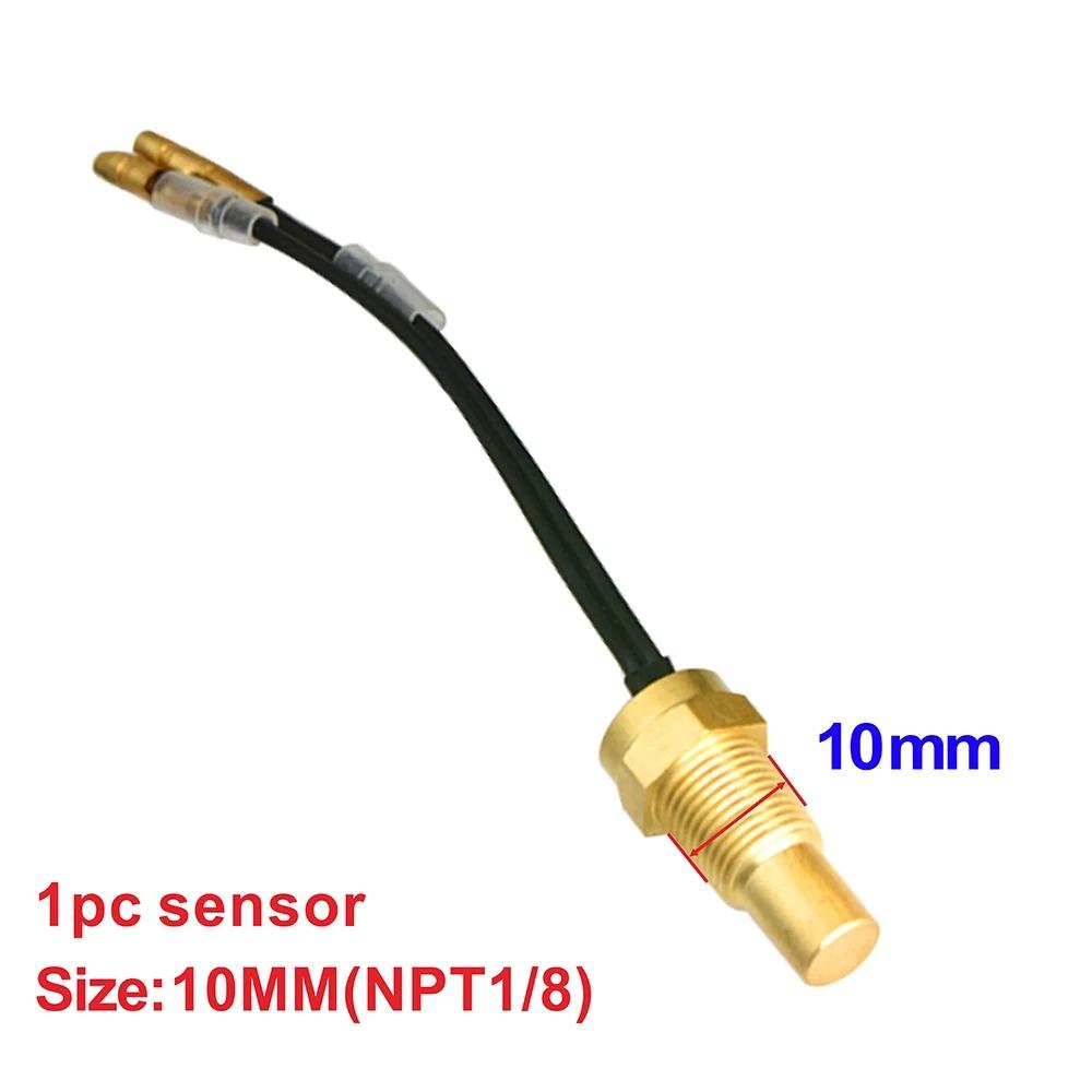 1Pcs 50K Head Plug Water Temperature Sensor 10/12/14/16/17/21mm NPT 3/8 1/8 1/2 Digital Temperature Sensor 12V/24V Universal