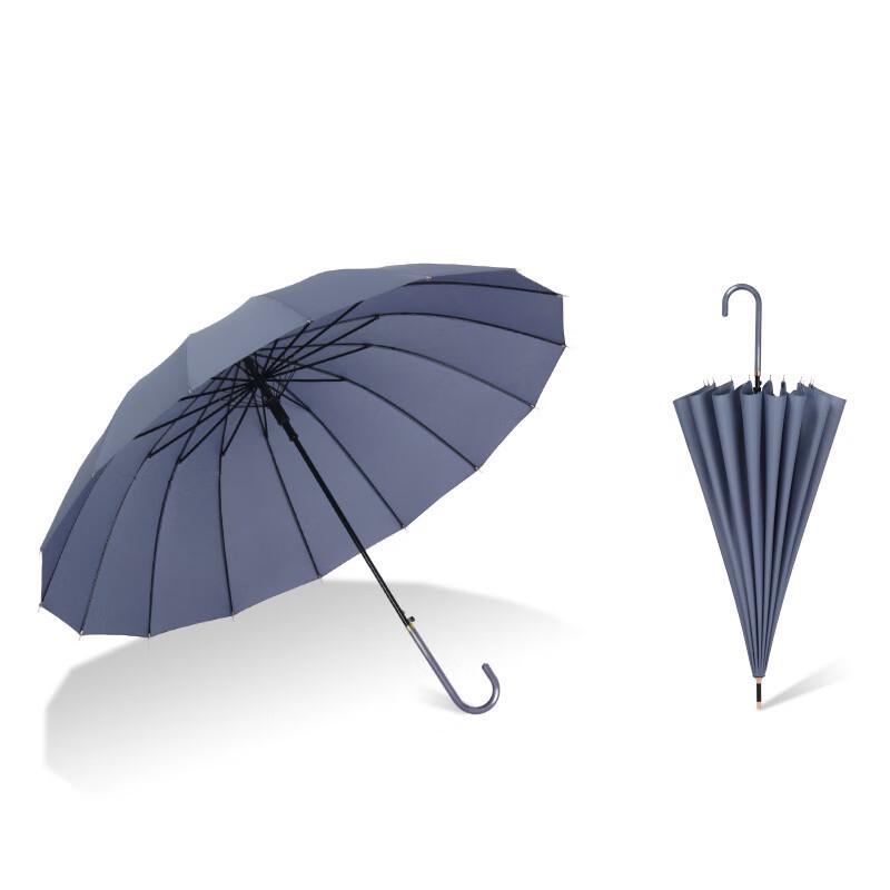 Yushi Yi Chic Solid Color Long Handle Automatic Umbrella