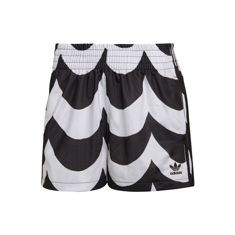 

Adidas Originals Marimekko Comfortable Sports Embroidered Breathable Casual Shorts Women Shorts Black White H20477 38