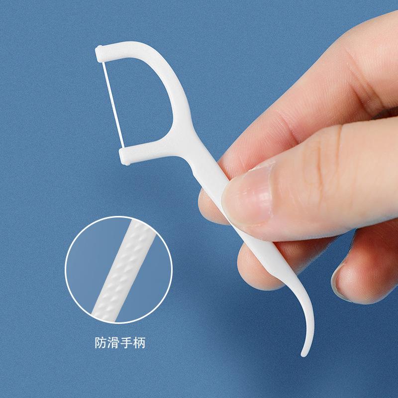 Hochmolekulare Zahnseide-Picks, Ultrafeine Zahnseide, Mundpflege, Flache Zahnseide, Gebogene Zahnstocher, Zahnseide-Picks, Interdentalbürsten