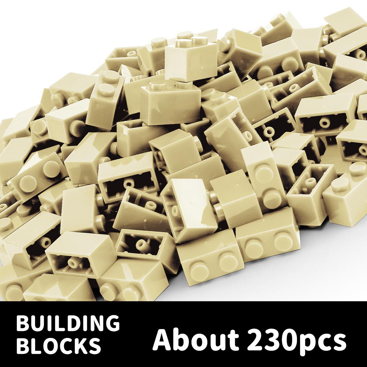 200g 1x2 High Brick Mehrfarbig zeitlose Basic-Teile Bausteine Spielzeug Zubehör funktioniert mit 200g1x2 helle gelbe