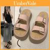 Stilvolle Lässige Hausschuhe Mit Flachem Verschluss Für Damen Sommer Outdoor Mode In Schwarz Khaki Rosa Und Braun