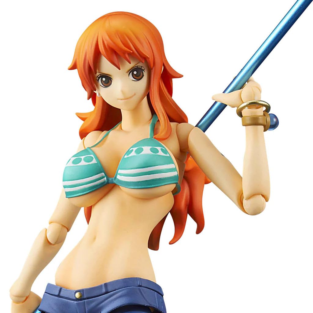 MegaHouse Variable Action Heroes One Piece Nami PVC Movable Figure 165mm Painted