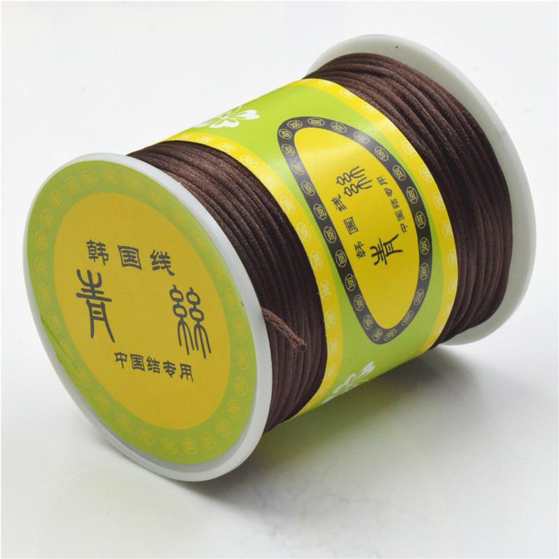 Line 7, Chinese Knot Silk Red Thread, Woven Bracelet Thread, 80 Meters Per Roll