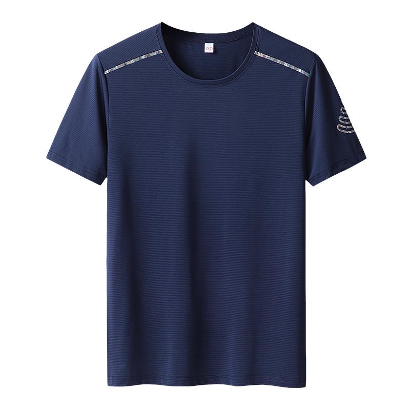 Men 'S Short -Sleeved T -Shirt Round Neck Loose Half -Sleeved Sweat -Sleeved Fat T -Shirt Plus Size L -9xl