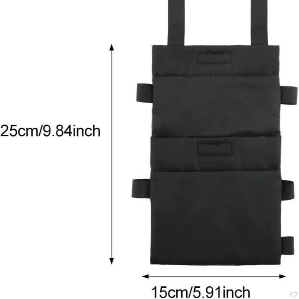 Crutches Accessories Bag, Forearm Crutch Drink Holder Universal Underarm Pouch Pocket