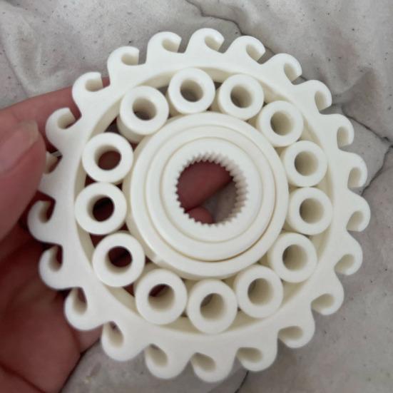 Wave Fidget Spinner Toy Stress Anxiety Relief Kids Teens Adults 3D Printed