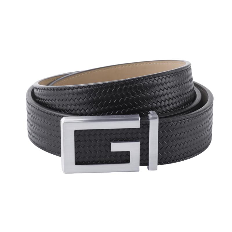 

Diplomat Men s Press-Buckle Leather Belt 125cm