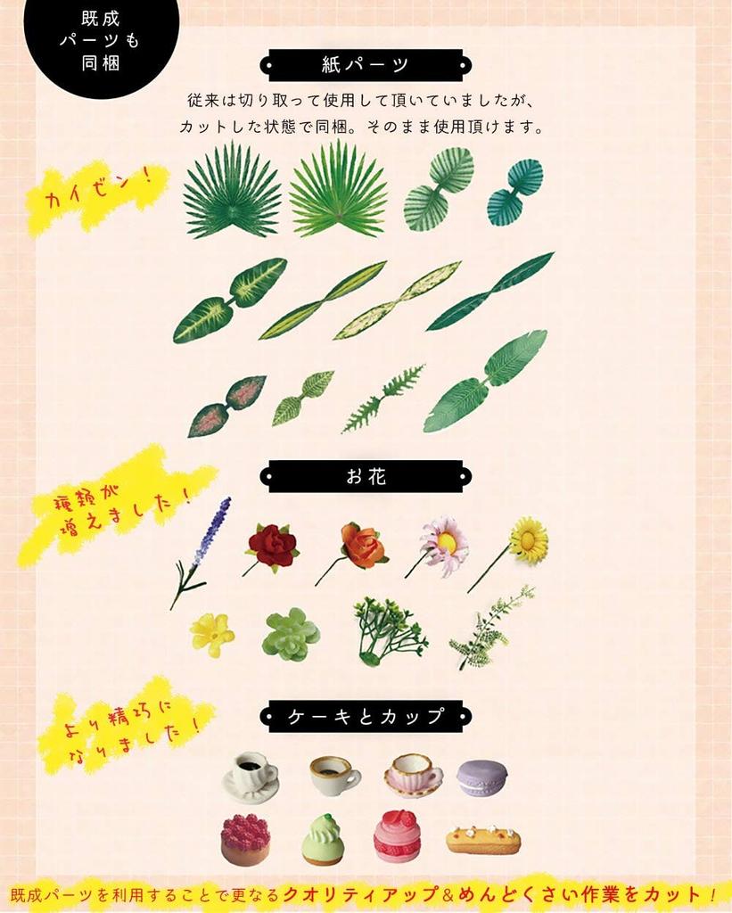 Moin moin Puppenhaus Miniatur DIY Bausatz | Gartencafé | Gewächshaus, Café, Rosen, Blumen im Überfluss | Großes, 1/24 Maßstabsmodell | LED-Licht + Acrylvitrine