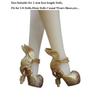 Fashion 1/6 Doll Sippers Shoes Plastic Shoes Clothes Accessories  Fit Foot Length 2cm Dolls