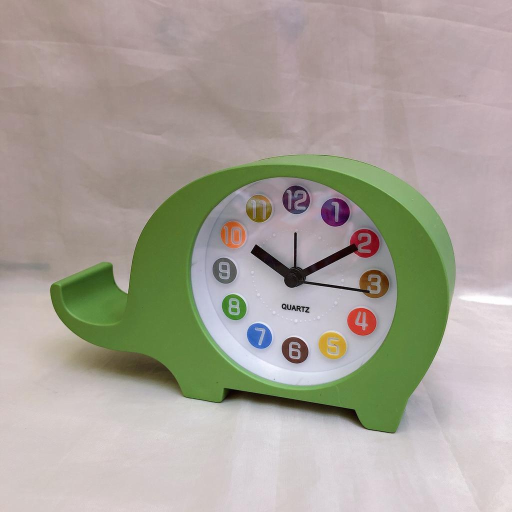 Korean Cute and Creative Elephant Animal Shape Small Alarm Clock Daily Necessities