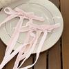 Velvets Bowknot Hair Clip Long Ribbon Hairpins Hair Accessories Hair Side Clips