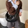 PU Hobo Bag for Women with Soft Curved Design Adjustable Strap