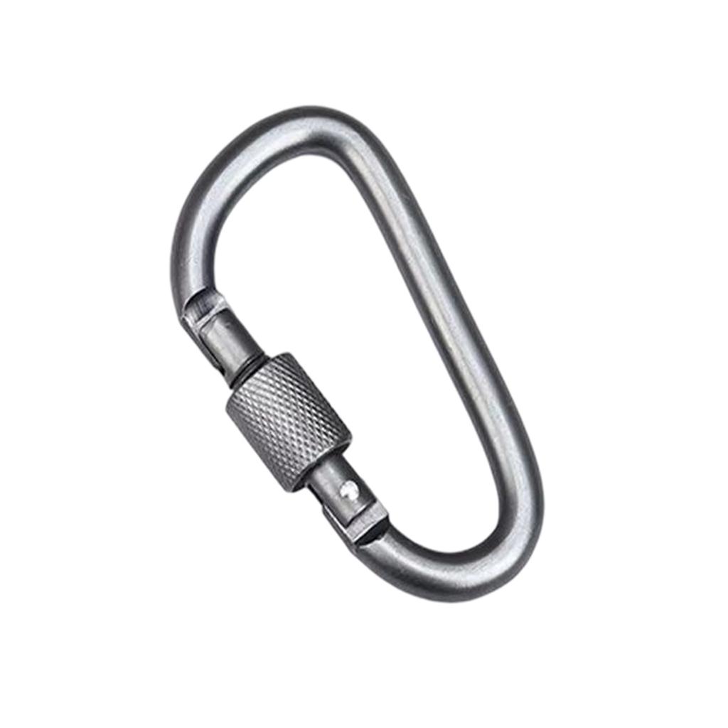 Boucle d'alpinisme plate latérale avec clé de verrouillage Accrochage rapide Boucle de sac à dos Boucle multicolore