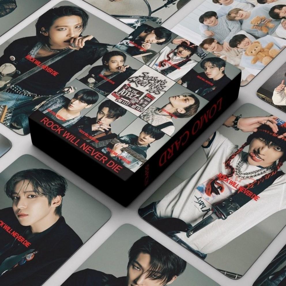 ATEEZ Photocard 2025 Album SEASON'S GREETINGS Choi San Kim Hongjoong Choi Jongho Park Seonghwa Idol Goods Photocard