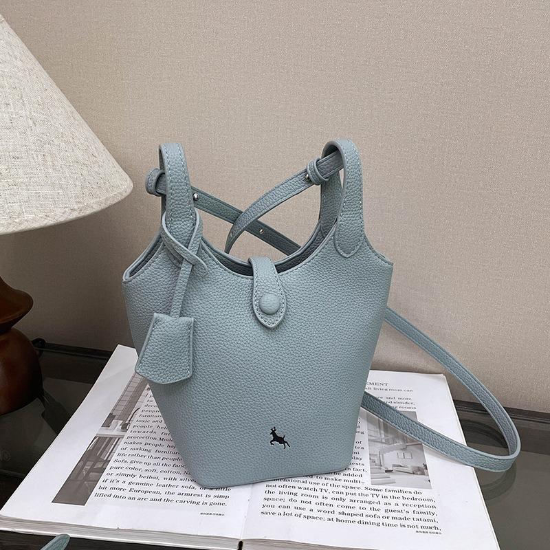 

Нишевый дизайн новая однотонная сумка-тоут подмышку большой вместимости для поездок на работу на плечо мессенджер синий