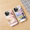 Cherry Blossom Romantic Spring Phone Case for iPhone 17 16 Pro Plus X XS Max Air Mini 15 14 Soft Shockproof Cover