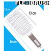 FLEXIBRUSH Anti-Pull Hairbrush Detangler Brush Head Massage Comb Detangling