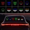 Car Devil's Eye LED Decorative Light Strips Rear Window Warning Light Devil Eye Atmosphere Lamps Car Decoration Accessories