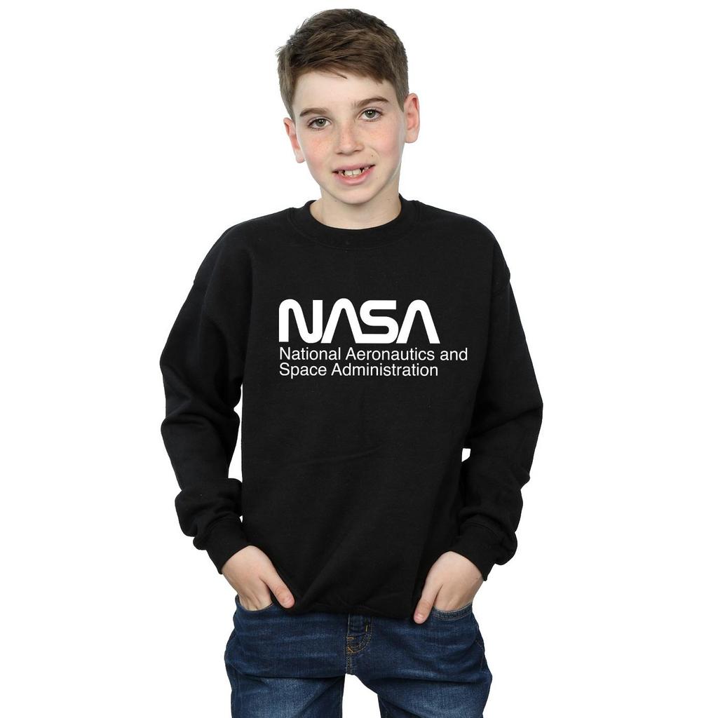 NASA Boys Logo One Tone Sweatshirt