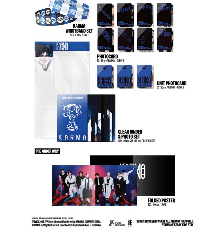 Stray Kids 4. album KARMA Limitovaná edice – SKZ Sběratelský set
