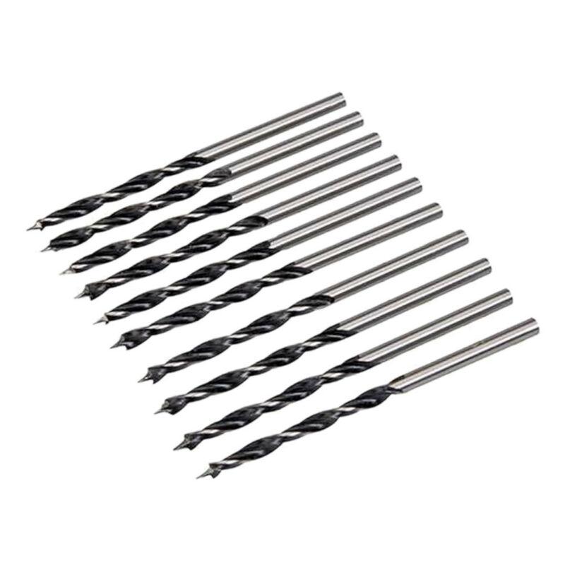 10 X 3mm Drill Bit Diameter Wood Drills With Center Point Portable Premium