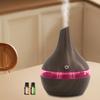300ml Wood Grain Humidifier & Essential Oil Diffuser  Quiet Ultrasonic for Home Office Desk