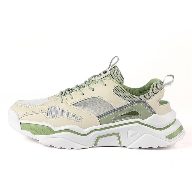 Men 'S Comfortable Sports Shoes Summer Mesh Hollow Breathable Men 'S Running Shoes Anti -Leisure Versatile Men 'S Vulcanized Shoes