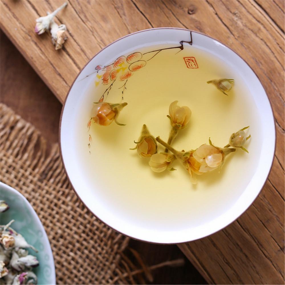 Apple Blossom Rose Herbal Tea Caffeine Free Vegan Organic Dried Flowers Loose Leaf