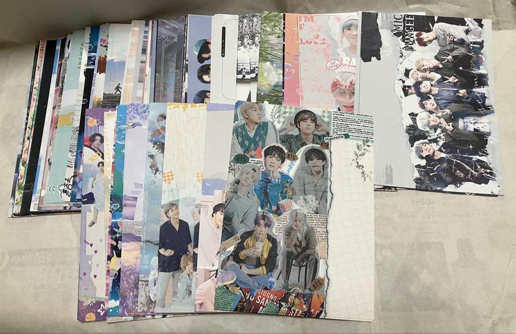 [USED] BTS Memo Pad, Korean Maker, Jimin Unit, All, Approximately 400 Sheets