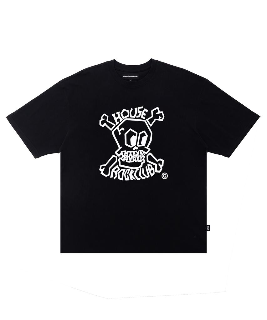 Hauseulagkeulleob Garage Skull Tee - Black