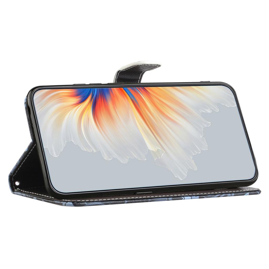 For iPhone 17 Pro Max Case Pattern Print PU Leather Wallet Phone Cover Cross Texture