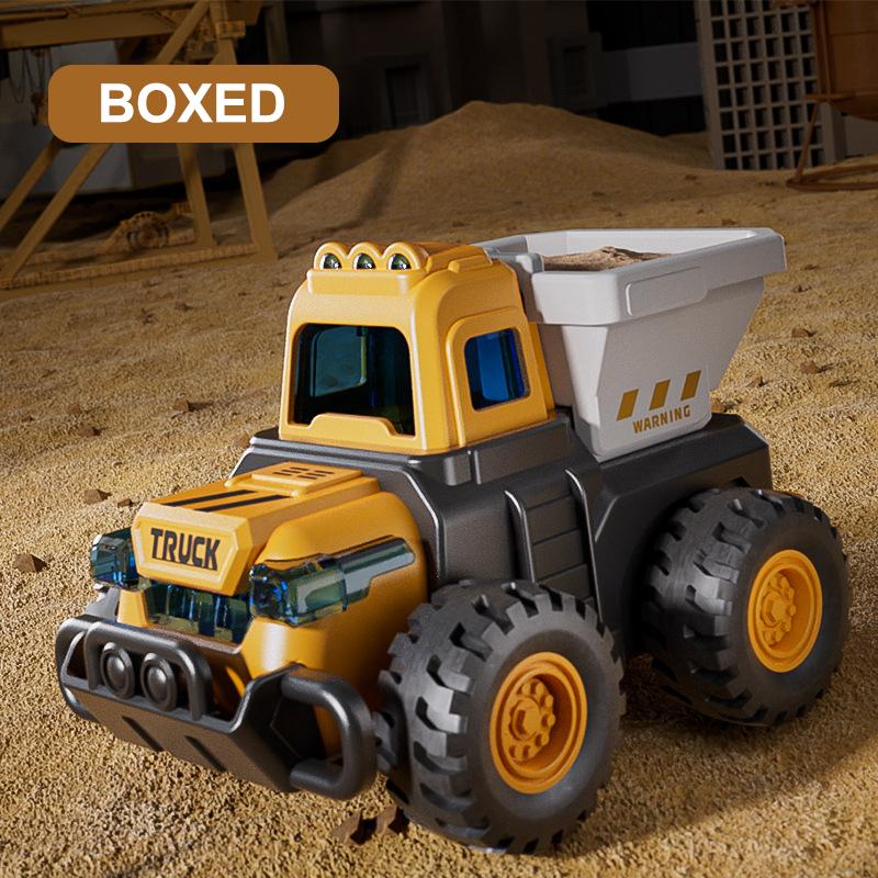 1:55 Diecast City Truck Diecast Model Fire Sanitation Engineering Car Inertial Play Vehicle Educational Toys For Children Gift