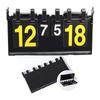 Granmagazz Scoreboard, 4-Digit Scoreboard, Foldable, Waterproof, Portable, Easy To Read, Manual Score Sheet, Suitable for Various Sports (Baseball, So