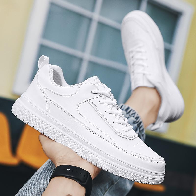 Mens Skateboard Sneakers Lace Up England Mens Casual Shoes Mens Big Size 48 Skate Shoes Soft Bottom Mens White Shoes Tenis