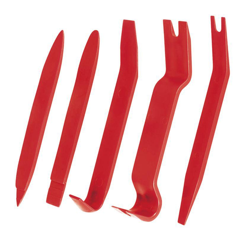 Car Audio & Interior Trim Removal Tool Set - 5 Plastic Pry Bars & 6 Clip Removal Screwdrivers
