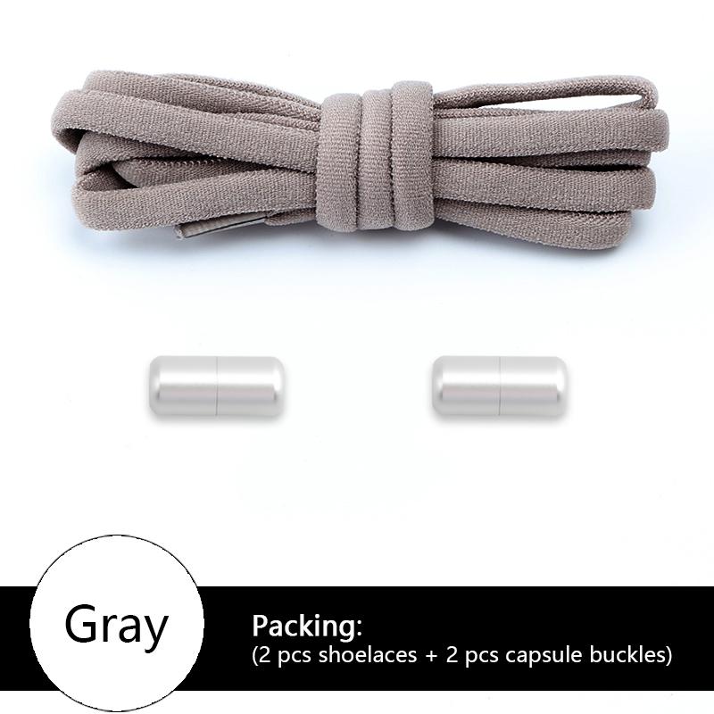 No tie Shoelace for Sports Round Shoelaces without ties Colorful Options Elastic laces Sneakers Kids Adult Shoes Accessories
