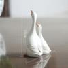 Mother and Son Duck Resin Statue Crafts Perfect for Cabinet Living Room Photo Prop Table Display Home Decoration