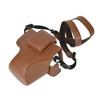 PU Leather Camera Case For Canon EOS M50 M50 Mark II M50II Full Body Bag Cover With Strap