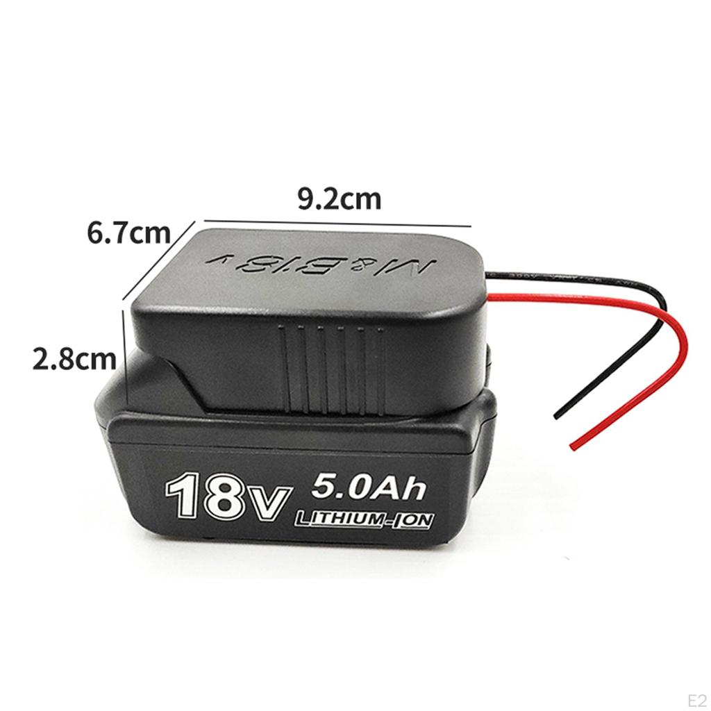 18V Battery Converter Adapter with Wire for Dock Power Connector Accessory
