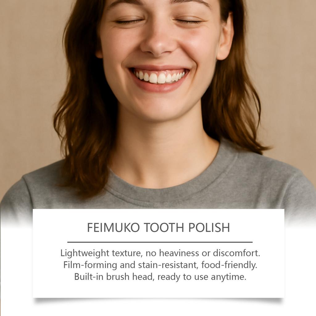 Feimuko Oral Care Paint – Gentle Teeth Cleanser for Natural Brightness & Breath Freshening Less