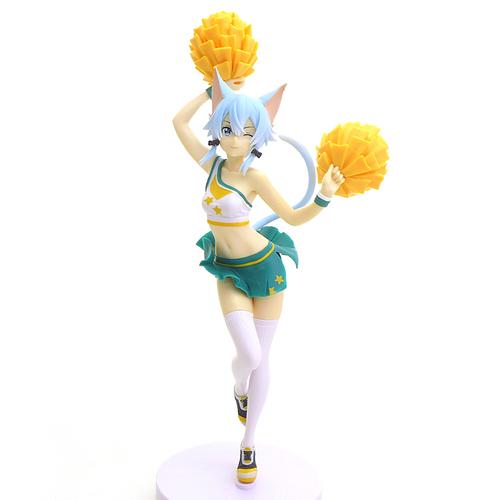 SWORD ART ONLINE Ayano Keiko Memory Defrag Asada Shino Cheerleader Figura de Ação de Anime Modelo de Coleção Ornamental Presente